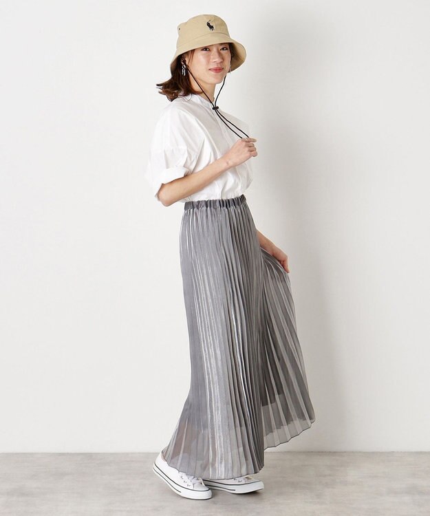 MOONBAT 【WEB限定/遮光/撥水】POLO RALPH LAUREN 晴雨兼用 バケットハット ／つば遮光生地 レインハット あご紐 キャメル