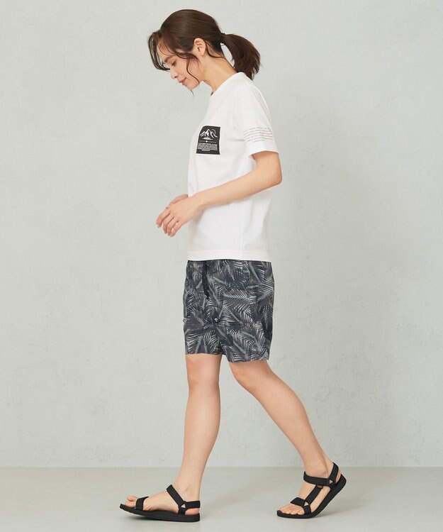 JOSEPH ABBOUD MOUNTAIN 【UNISEX】3Dエンボスリーフ ハーフパンツ ライトグレー系6