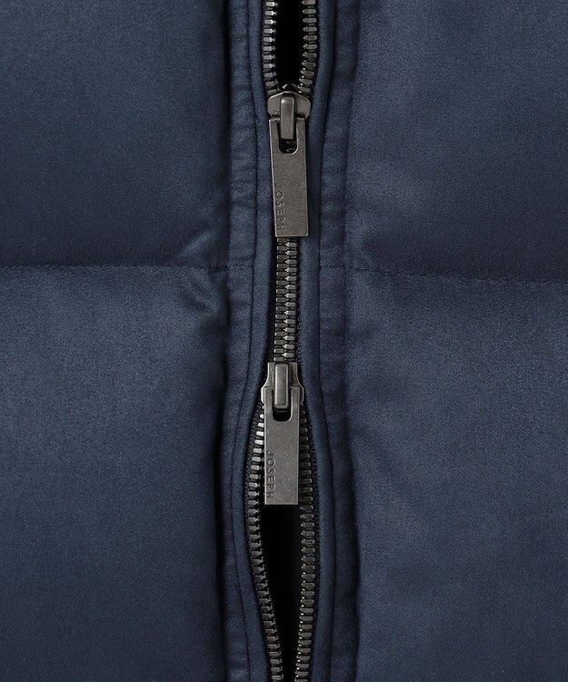 JOSEPH HOMME コマスエード　ダウンベスト ネイビー系