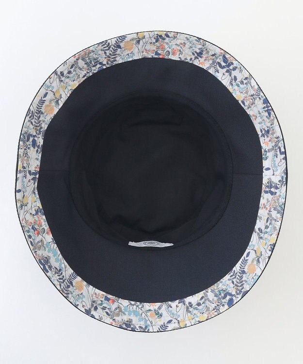 J.PRESS LADIES 【洗える・UVカット・畳める】LIBERTY HAT ネイビー系