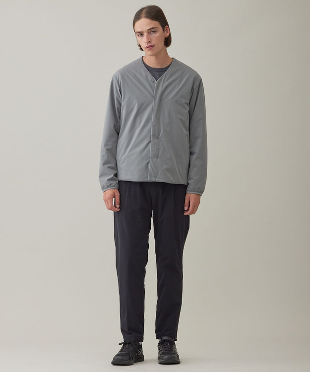 UNFILO MENS 【男女兼用】FINE MOVE+ ノーカラージャケット [23年秋冬商品] グレー