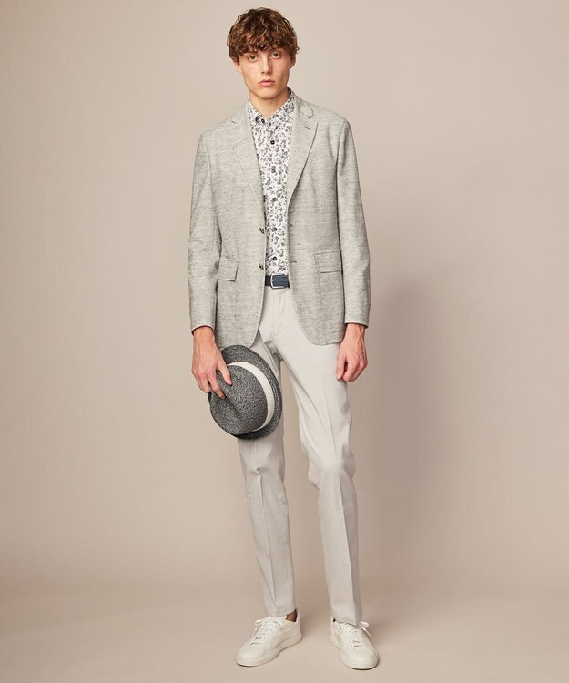 JOSEPH ABBOUD 【日経スタイルマガジン掲載・ウォッシャブル】ウォッシャブルブレード ハット グレー系