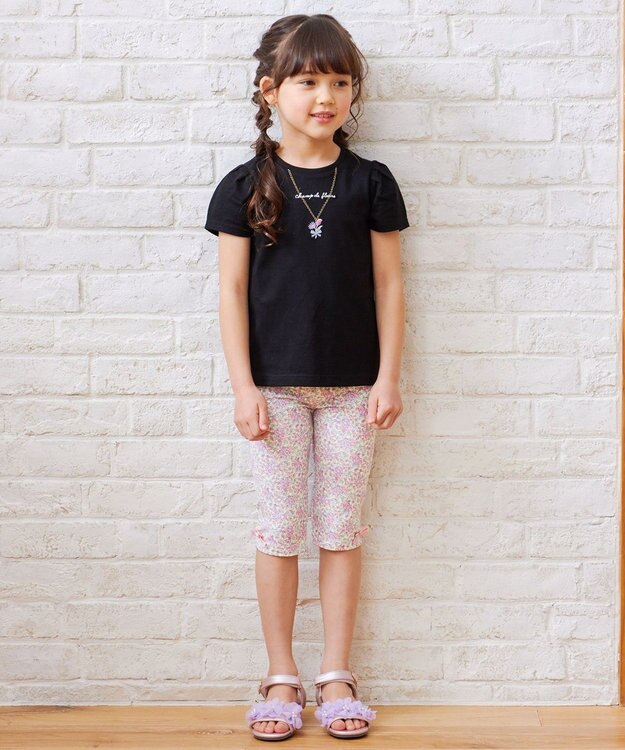 ANY KIDS ネックレス Ｔシャツ ブラック