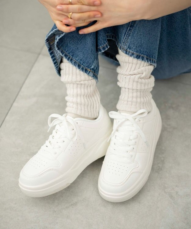 WEGO ベーシックスニーカー ホワイト