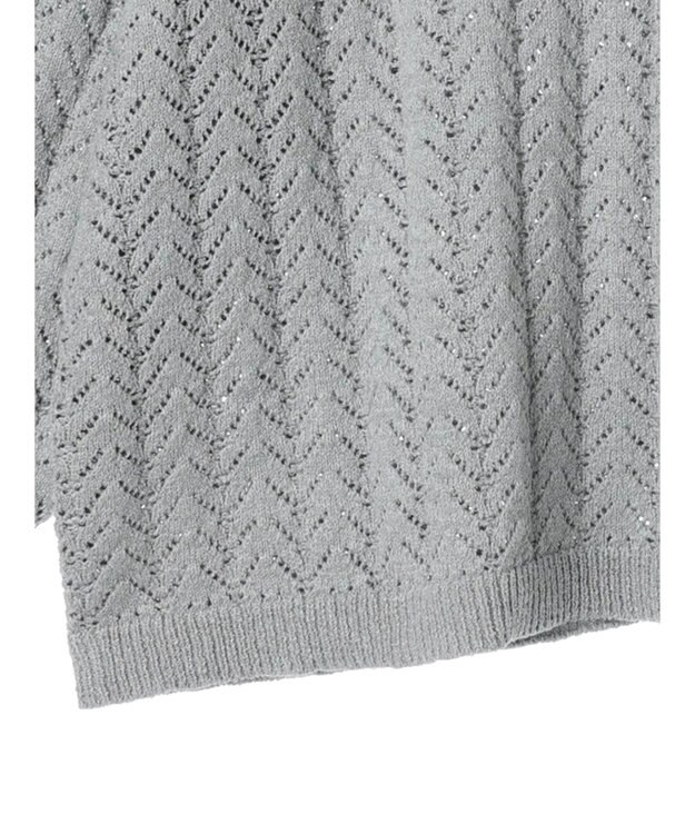 earth music&ecology ビッグカラーニットプルオーバー Light Gray