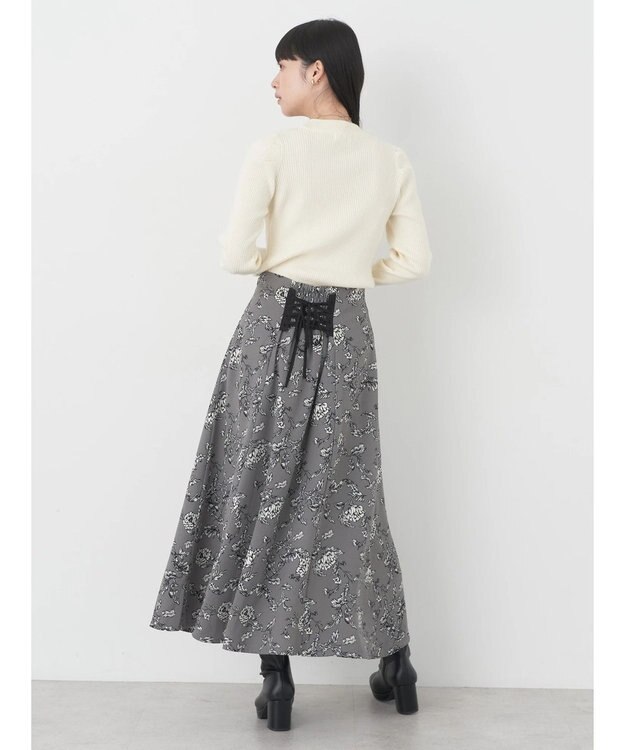 earth music&ecology シアードッキングニットプルオーバー Ivory