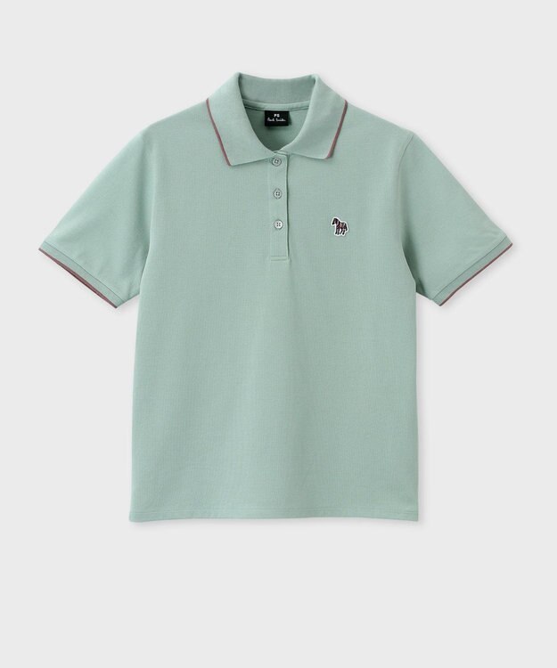 Paul Smith Zebra ライン ポロシャツ ブルーグリーン