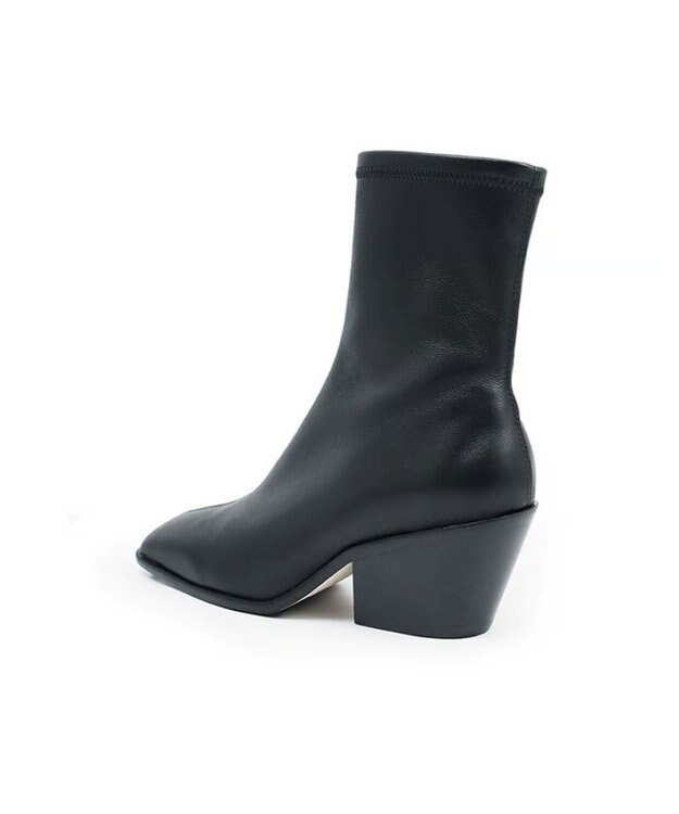 APOM ストレッチレザーサイドジップブーツ 60 ブラック