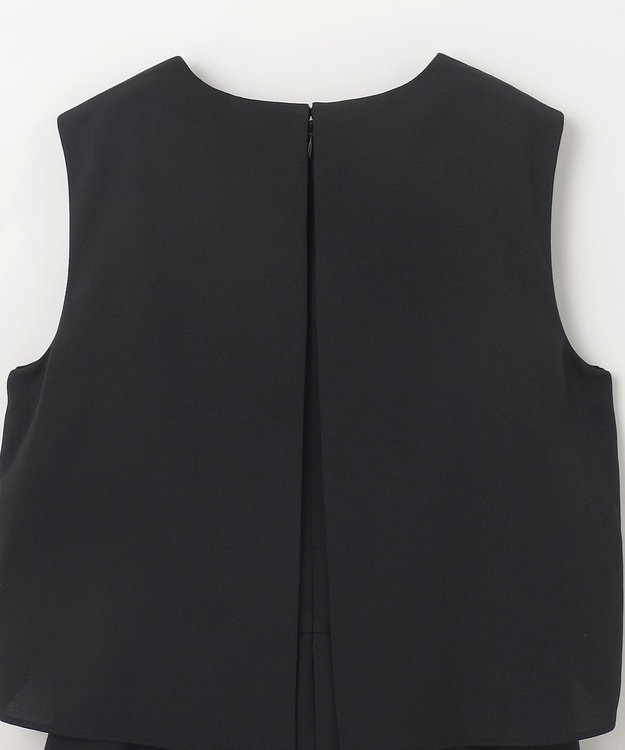 GRACE CONTINENTAL ショートサロペット ブラック