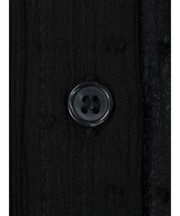 earth music&ecology ドットドビーワンピース Black