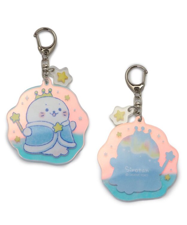 Mother garden しろたん 氷の国 アクリルキーホルダー 《王冠しろたん》 単品 王冠しろたん