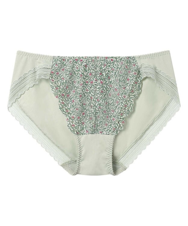 une nana cool MADE WITH LIBERTY FABRIC レースショーツ ライトオリーブ