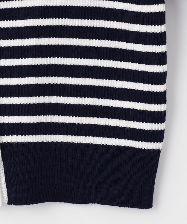 組曲 KIDS 【150-160cm】ボーダーカーディガン ネイビー系1