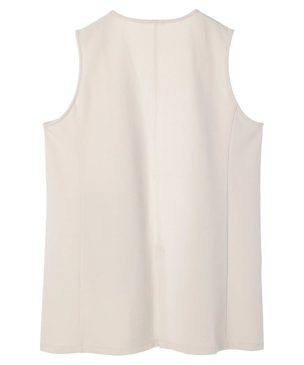 CRAFT STANDARD BOUTIQUE ジョーゼットロングジレ Ivory