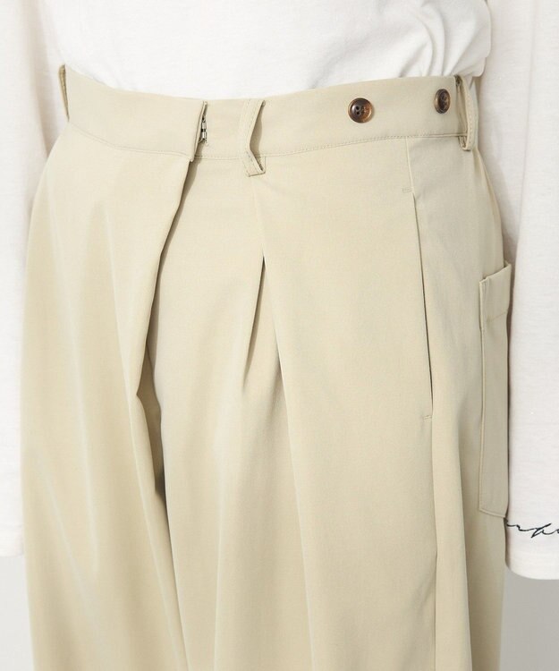 CRAFT STANDARD BOUTIQUE ラップコクーンパンツ Beige