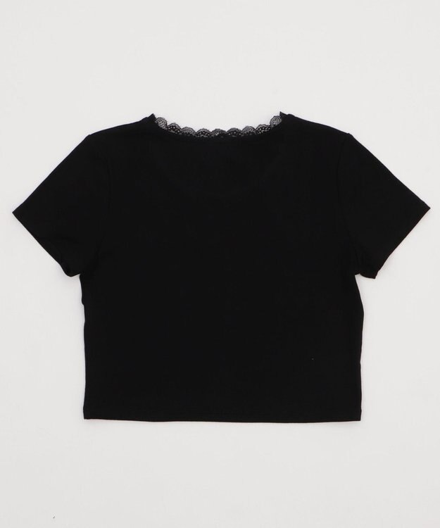 WEGO レースロゴスタッズT ブラック