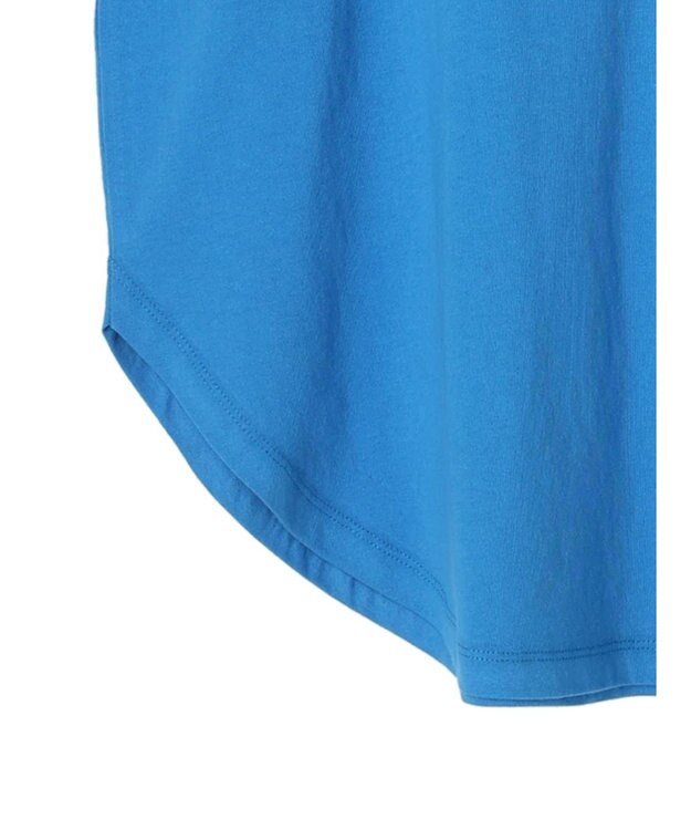 earth music&ecology Ｌｅｅ×ｅ．ｍ．ａ．ｅ　ＲＯＵＮＤＨＥＭ　ＴＥＥ Blue