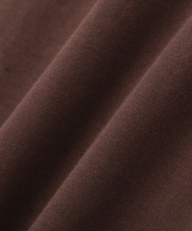 earth music&ecology シャーリングロゴTシャツ Brown