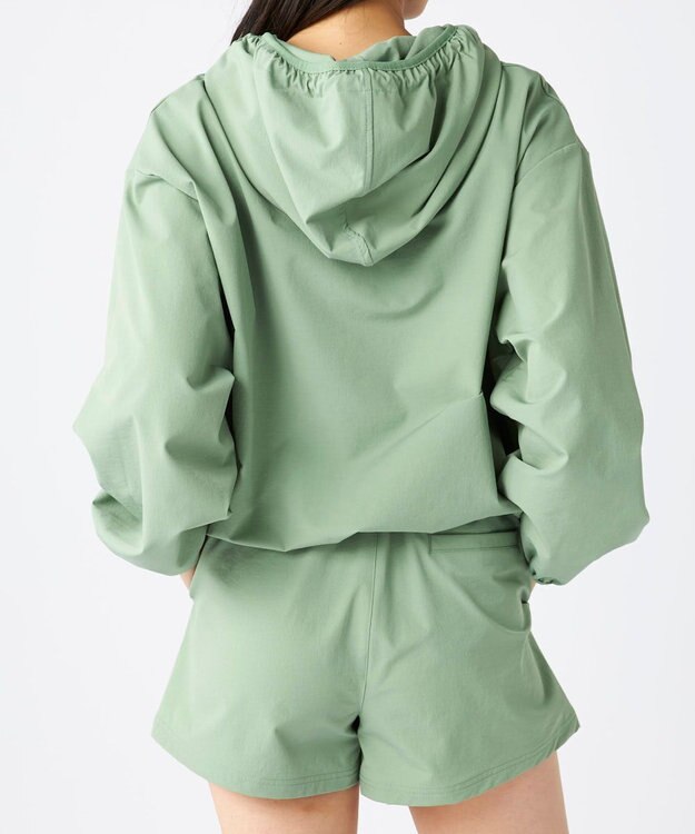 OP／FILA 【Kappa】ラッシュパーカー・ボードショーツ付き　4点セット水着 カーキ