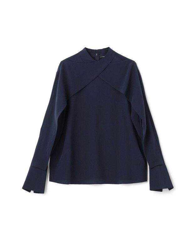 JOSEPH 【洗える】ニューシーディーシー　ブラウス Navy