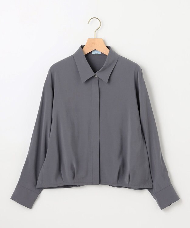 組曲 バウンディングシャーティングカシュクール ブラウス グレー系