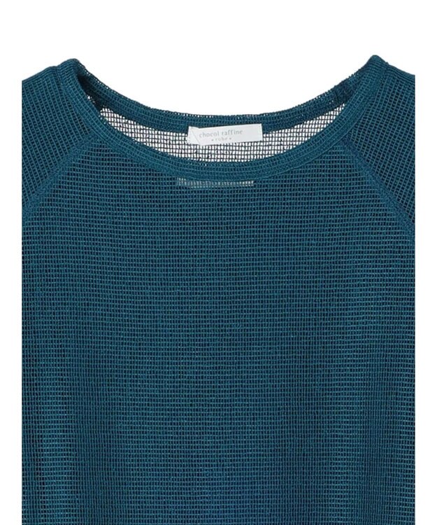 Green Parks ＳＥＴ２点メッシュラグランチュニック Blue Green