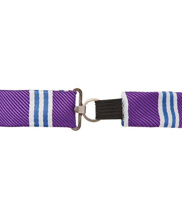 MIKI HOUSE HOT BISCUITS 【ミキハウス】 ストライプ柄ネクタイ パープル