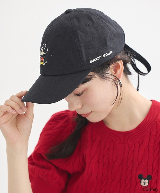 earth music&ecology Ｄｉｓｎｅｙ×Ｓｅｉｊｉ　Ｍａｔｓｕｍｏｔｏキャップ Black