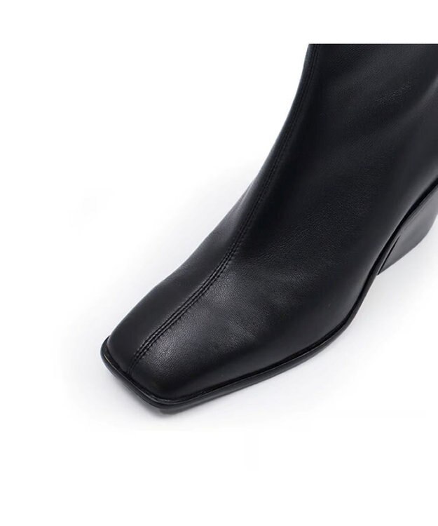 APOM ストレッチレザーサイドジップブーツ 60 ブラック