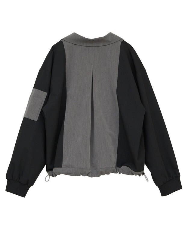 YECCA VECCA MA-1風デザインジャケット Gray