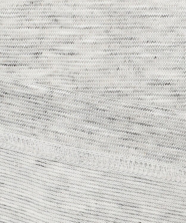 JOSEPH ABBOUD MOUNTAIN 【SPACE】リネンプレーティング天竺 ポケTシャツ ライトグレー系