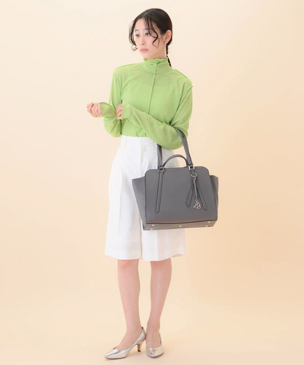 ACE BAGS & LUGGAGE W&.Day/Night マール ダブルハンドルトート A4ジャストサイズ 15301 ダブルアンドデイナイト チャコール