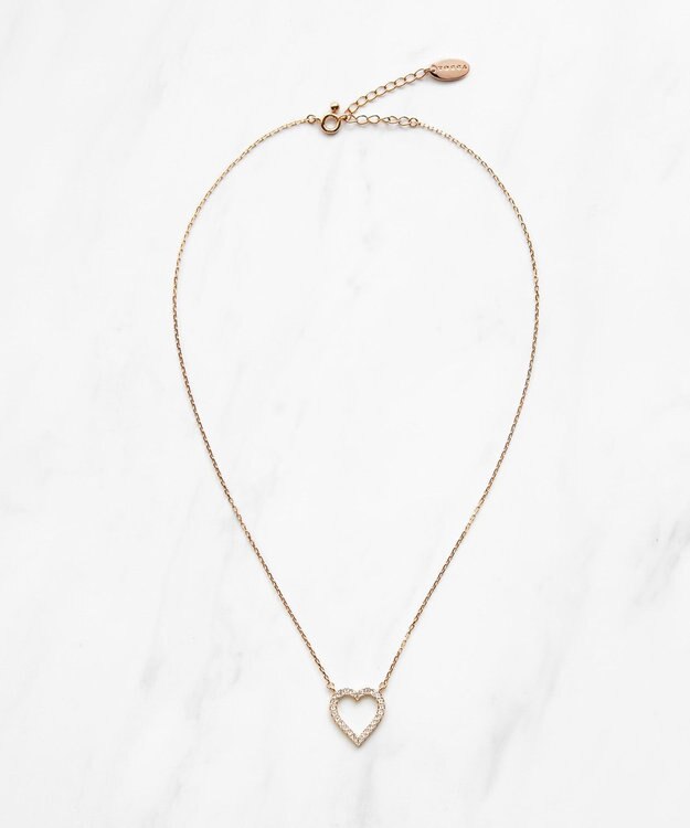 TOCCA WISH IN HEART NECKLACE ネックレス ローズ系