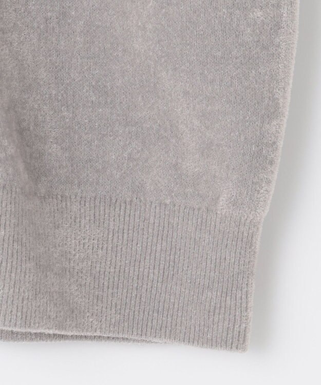 自由区 【Premium Collection】キュプラシェニール カーディガン ライトグレー系