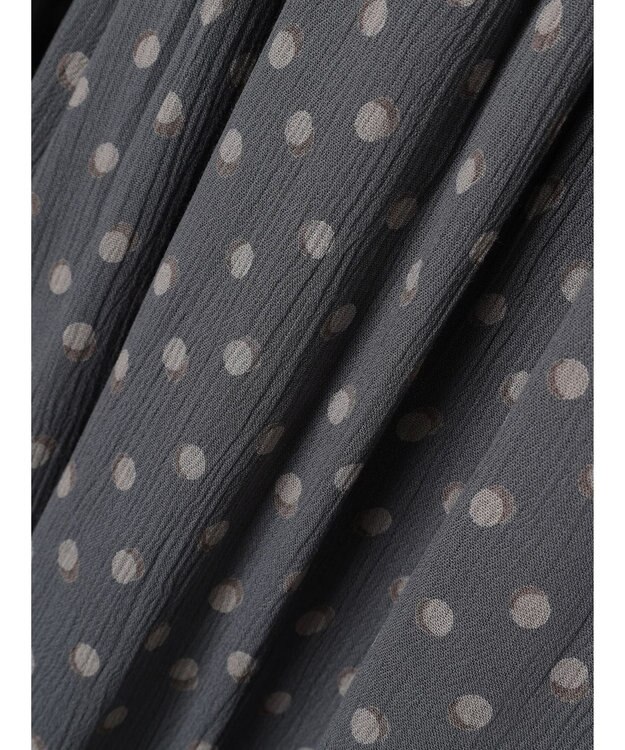 Green Parks レーヨンクレープスカーチョ Dot