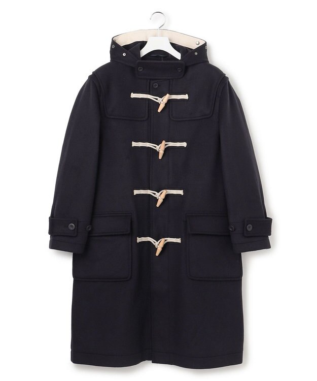 J.PRESS YORK STREET 【UNISEX】メルトン ダッフルコート ネイビー系