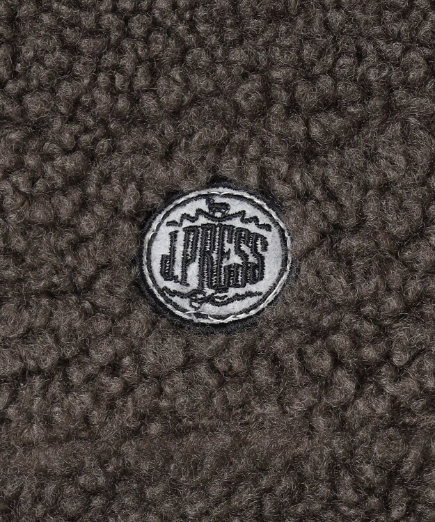 J.PRESS KIDS 【140-170cm】スタンドカラー ボア ブルゾン ブラウン系