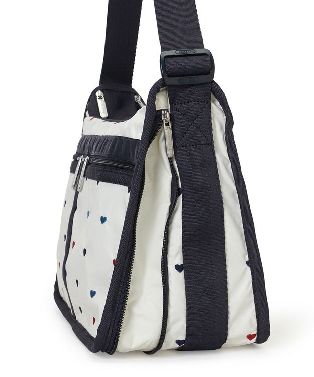 LeSportsac DELUXE EVERYDAY BAG/トリコロールハートエンブロイダリー トリコロールハートエンブロイダリー