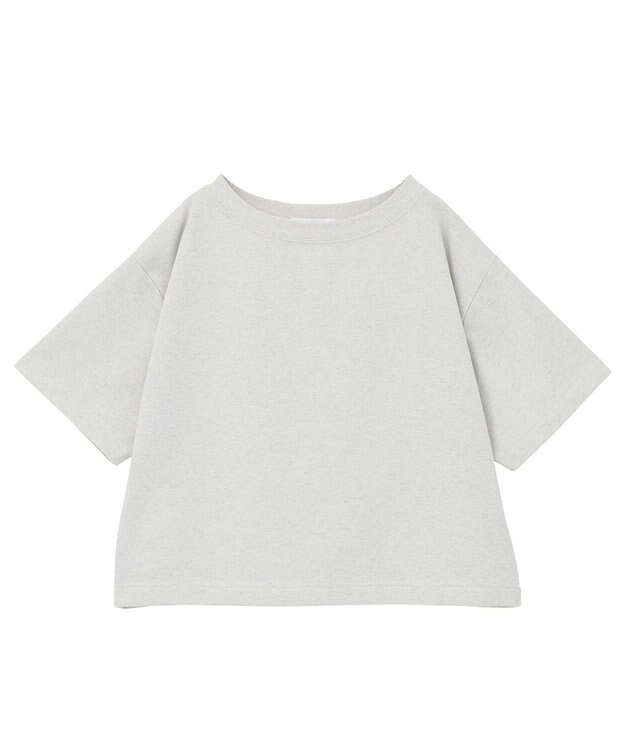 AMERICAN HOLIC 2WAYオフショルスウェット半袖プルオーバー Light Gray Mixture