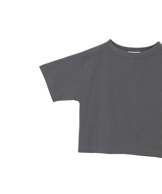 AMERICAN HOLIC 2WAYオフショルスウェット半袖プルオーバー Charcoal Gray
