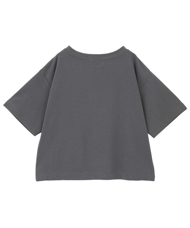 AMERICAN HOLIC 2WAYオフショルスウェット半袖プルオーバー Charcoal Gray