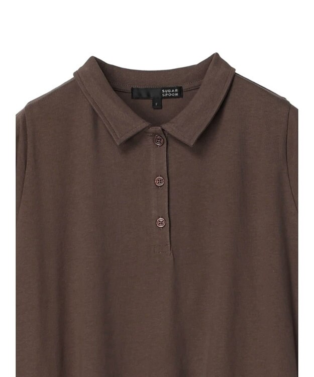 Green Parks ・ＳＵＧＡＲ　ＳＰＯＯＮ　ポロカットワンピース Brown