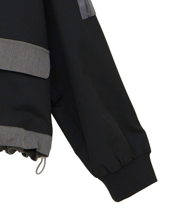 YECCA VECCA MA-1風デザインジャケット Gray