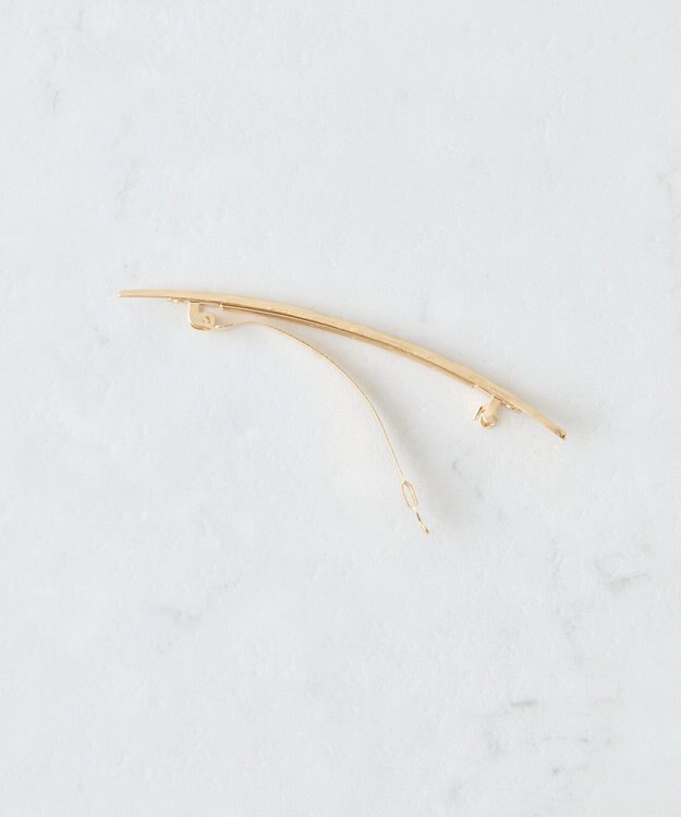 AMERICAN HOLIC ニュアンスメタルラインバレッタ Gold