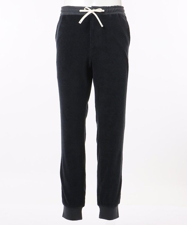 JOSEPH ABBOUD MOUNTAIN 【SPACE】OGスラブパイル パンツ ネイビー系