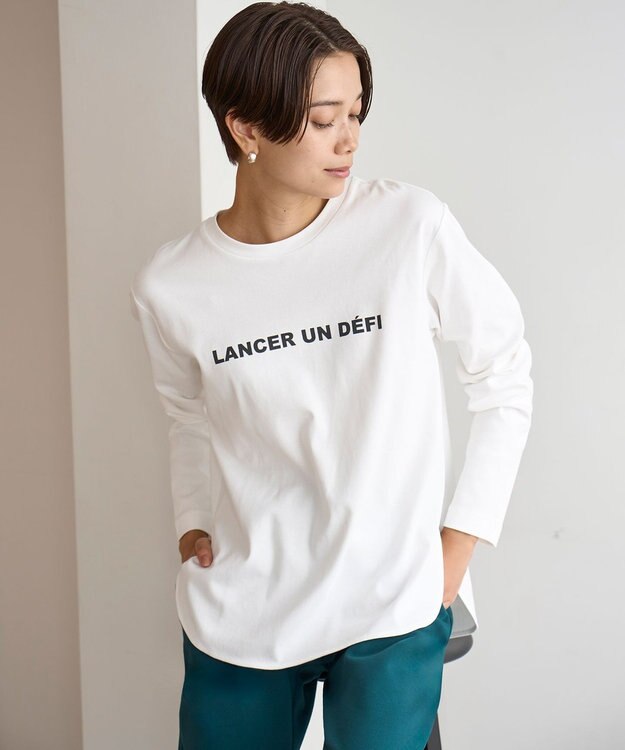 UNFILO L 【洗える/抗菌防臭】ロゴロンT オフ