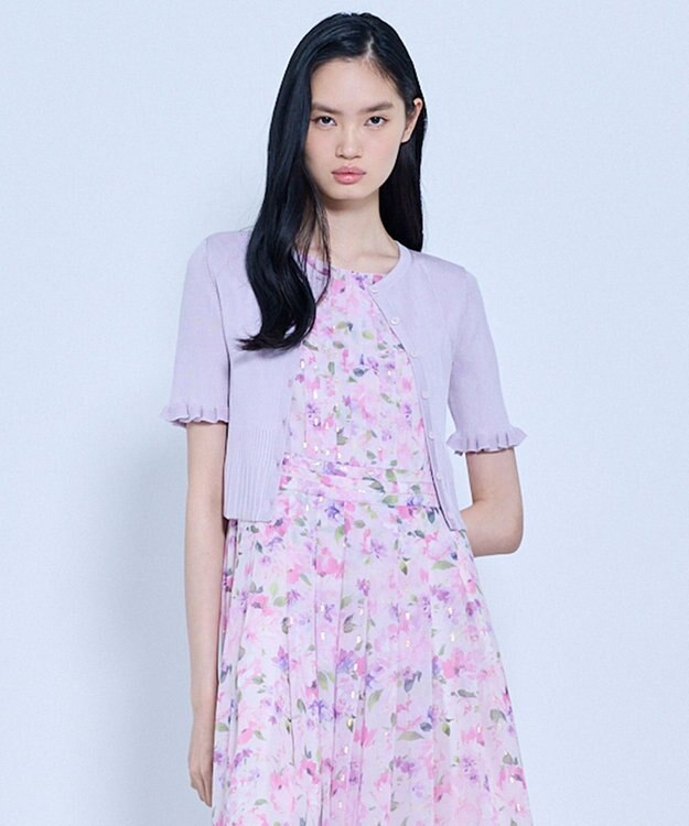 TOCCA HALF SLEEVE AJISAI ボレロ ライラック系