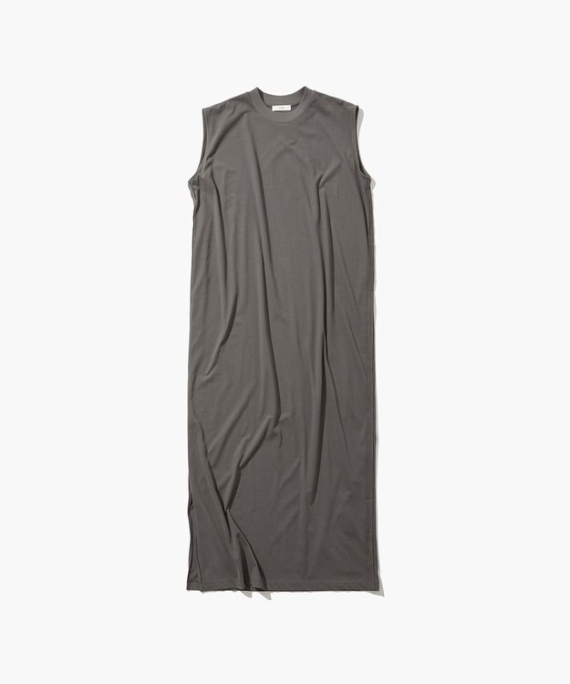 ATON FRESCA NUBUCK | タンクトップドレス CHARCOAL GRAY