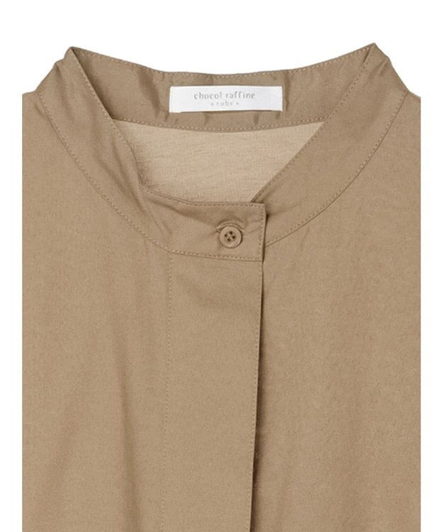 Green Parks 接触冷感　フレンチスリーブチュニック Khaki