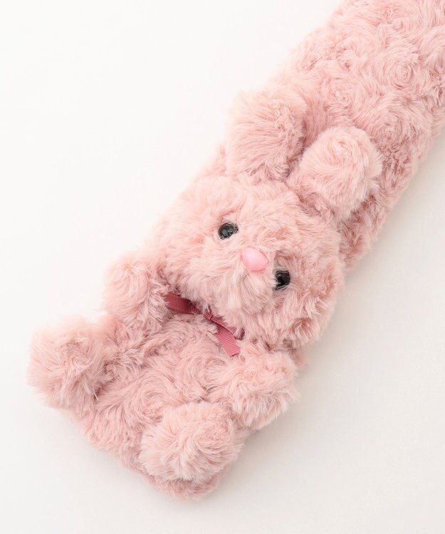 ANY KIDS アニマルふわふわマフラー ウサギ